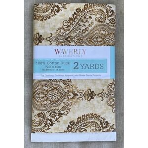 Waverly Inspirations 100% Cotton Duck Fabric 2 yard 72" x 45" Crafting Quilting